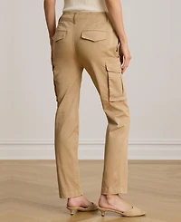 Lauren Ralph Women's Cargo Cropped Chino Pants