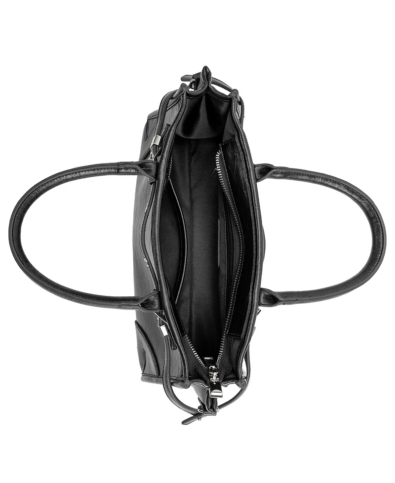 Melie Bianco Rhonda Medium Top Handle Satchel Handbag