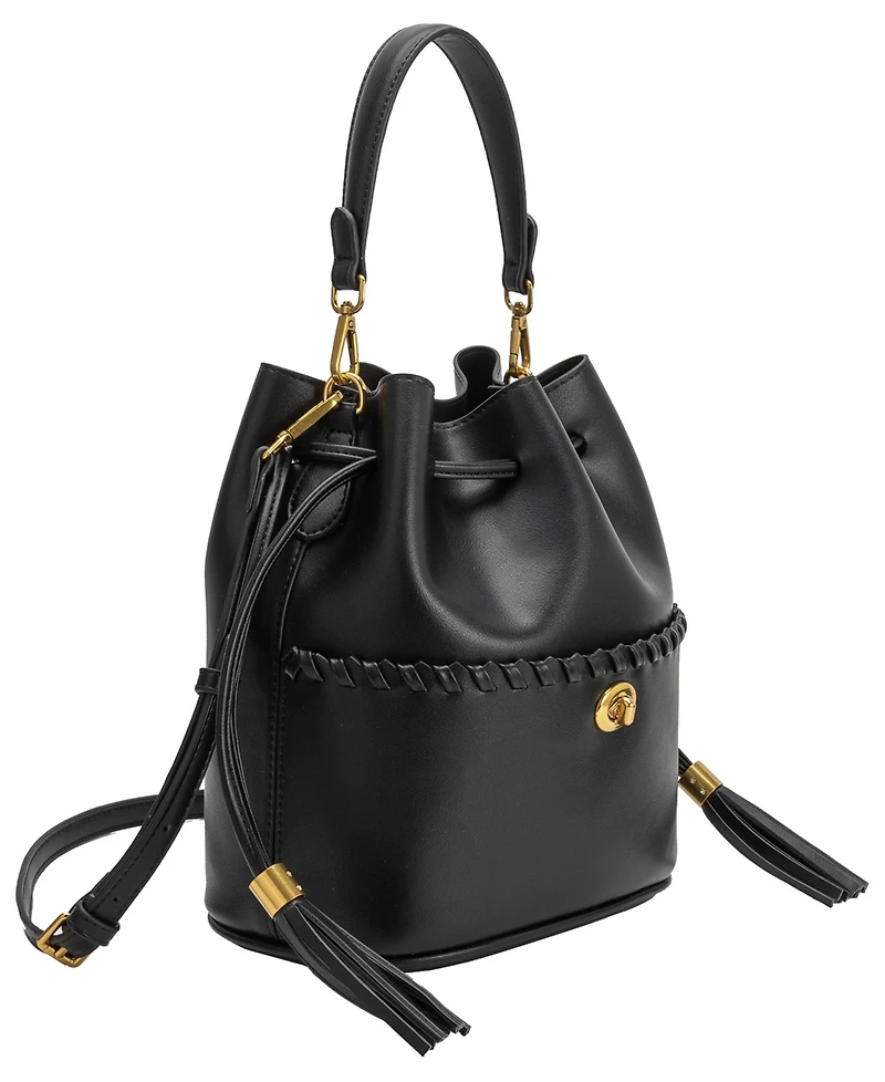 Melie Bianco Janae Small Top Handle Bucket Handbag
