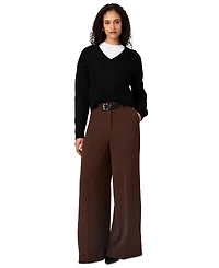 French Connection Women's Suzie Oversized V-Neck Pullover