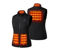 ororo Women's 4-Zone Heated Fleece Vest