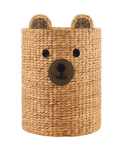Best Choice Products Kids Large Bear Laundry Hamper, Handwoven Basket, Nursery and Kids Room Storage, 26 Gallon