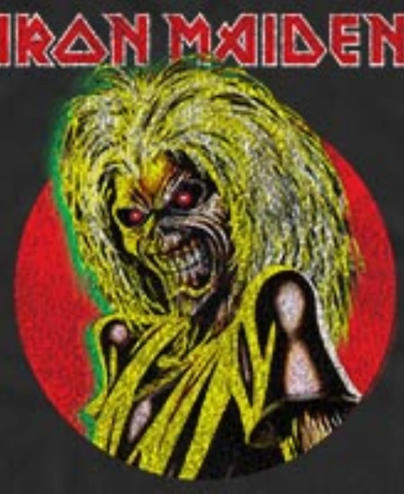 Fifth Sun Men's Iron Maiden Eddie Red Circle Vintage Graphic Tank Top