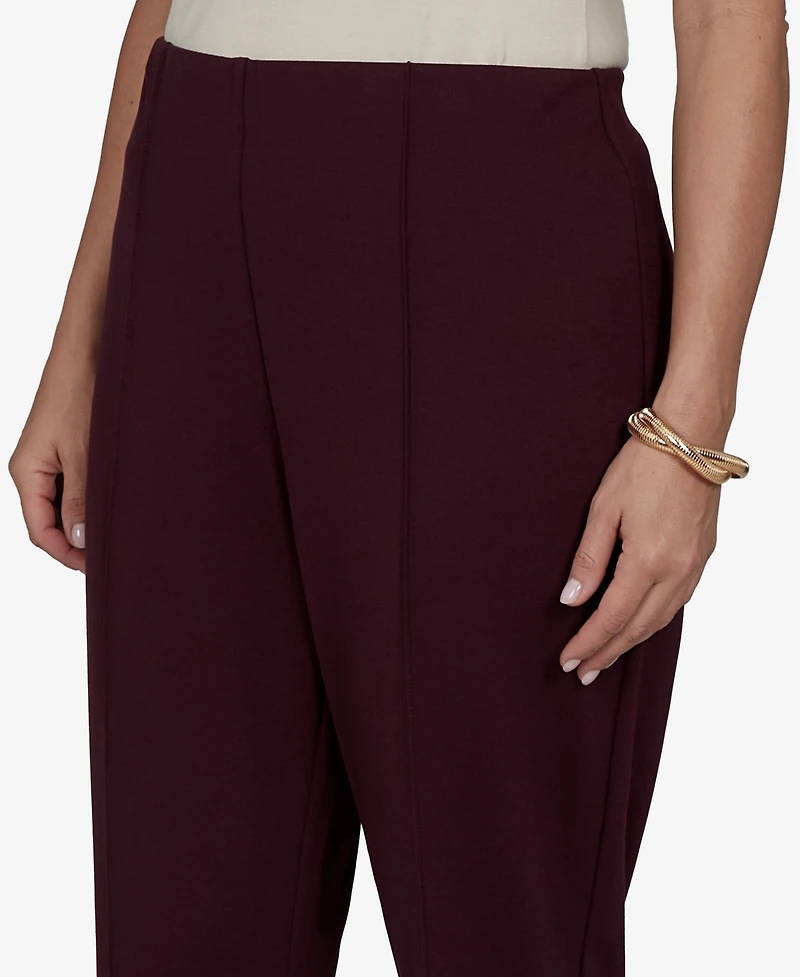 Ruby Rd. Plus Mid-Rise Pull-On Ponte Pants