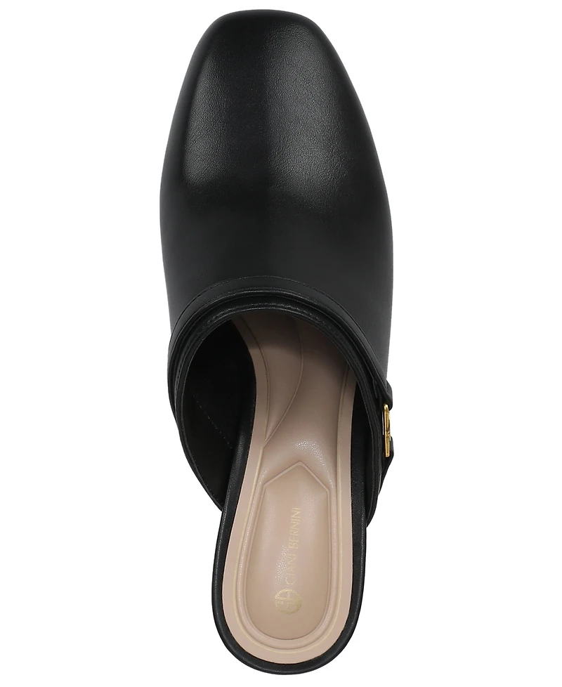 Giani Bernini Women's Vellaa Square Toe Block Heel Mules, Macy's Exclusive