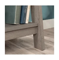Sauder Trestle Open Shelving, Mystic Oak finish