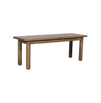 Jofran Bodhi 50" Rustic Solid Wood Dining Bench