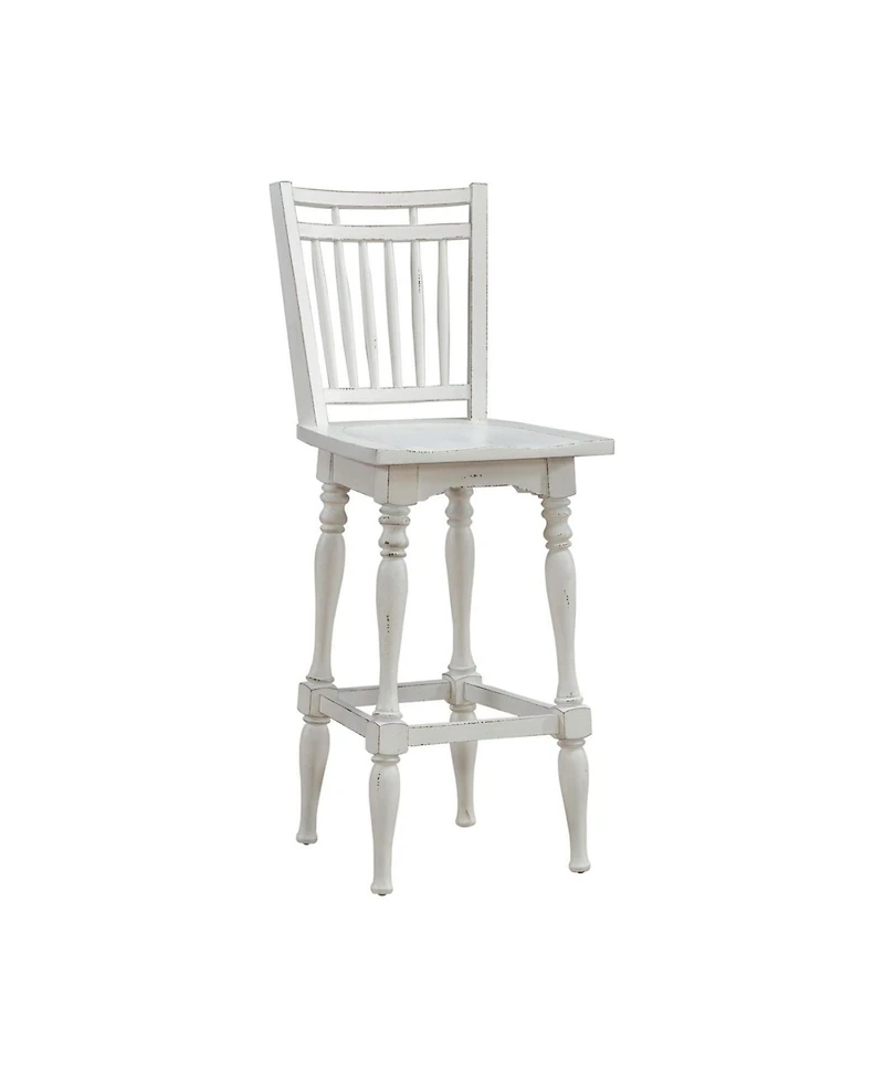 Liberty Furniture Industries, Inc. Spindle Back Swivel Bar Stools - Set of 2