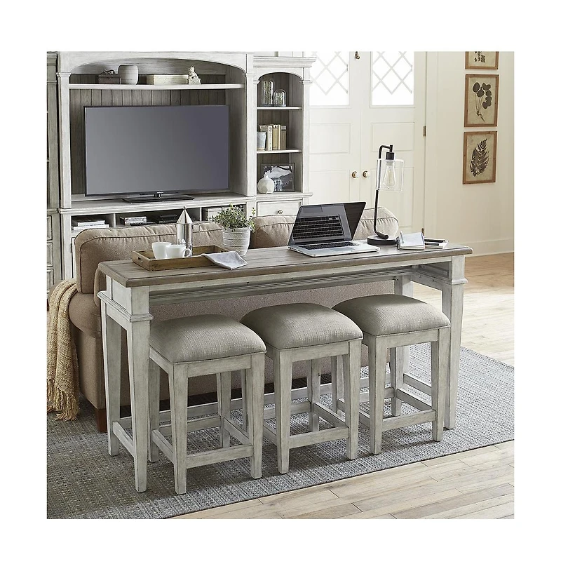 Liberty Furniture Industies Upholstered Console Stool