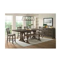 Intercon Backless Counter Bench, 68"" in Brushed Charcoal