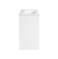 Swiss MadisonVirage 24" Freestanding Bathroom Vanity in White with Sink Top