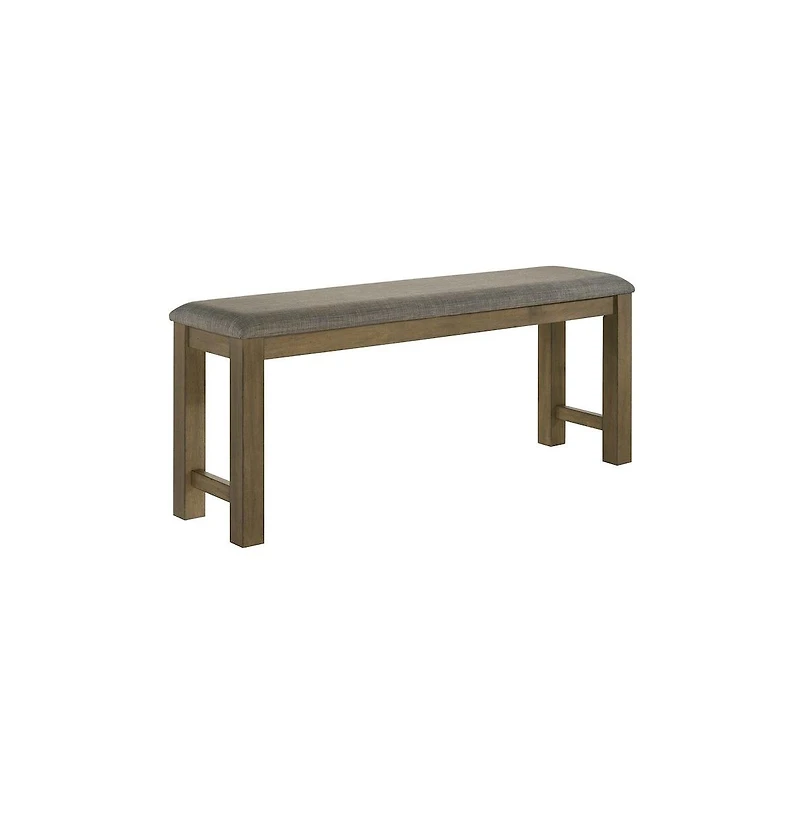 Liberty Furniture Brook Bay Upholstered Counter Height Bench for Dining Room