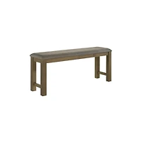 Liberty Furniture Brook Bay Upholstered Counter Height Bench for Dining Room