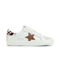 Vintage Havana Women's Grande Stone Taupe Leopard Sneakers