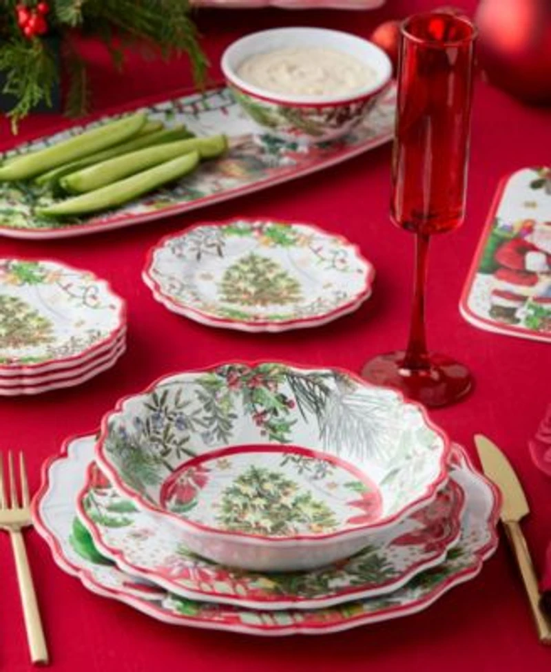 Certified International Santas Delivery Melamine Dinnerware Collection