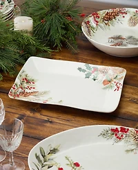 Certified International Woodland 14" Rectangular Platter