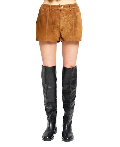 Central Park West Women's Odessa Genuine Suede Short