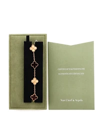 Pre-Owned Van Cleef and Arpels Vintage Alhambra 5 Motifs Bracelet