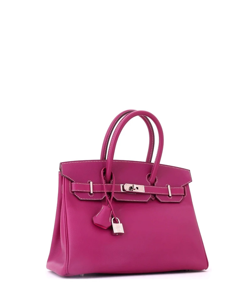 Pre-Owned Hermes Candy 30 Handbag Epsom