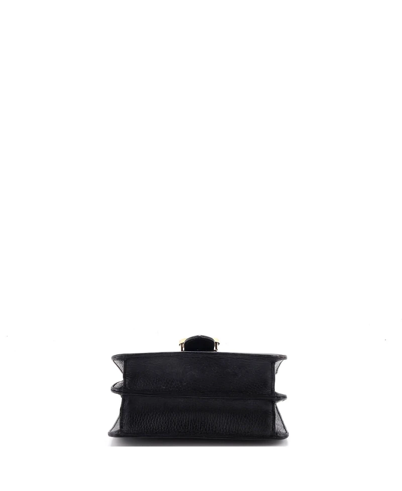 Pre-Owned Gucci Small Interlocking Shoulder Bag Leather