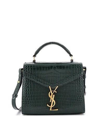 Pre-Owned Saint Laurent Mini Cassandra Top Handle Bag Embossed Leather