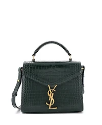 Pre-Owned Saint Laurent Mini Cassandra Top Handle Bag Embossed Leather
