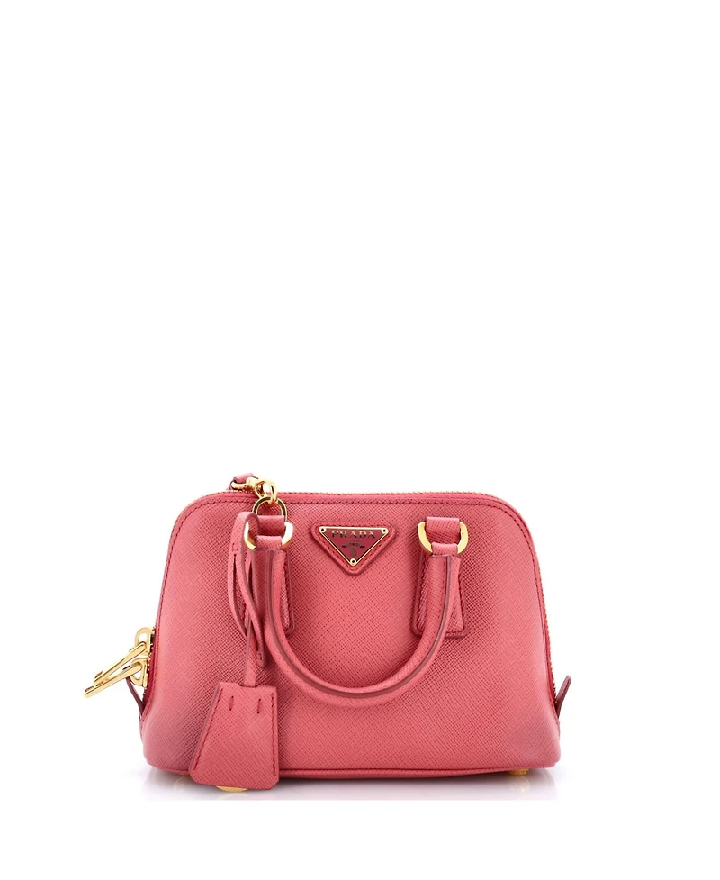Pre-Owned Prada Mini Promenade Bag Saffiano Leather