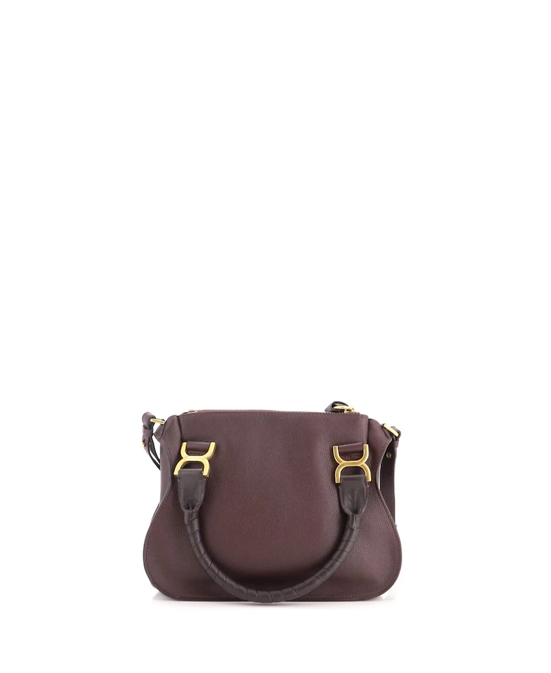 Pre-Owned Chloe Small Marcie Satchel Leather