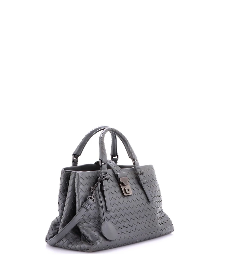 Pre-Owned Bottega Veneta Small Roma Bag Intrecciato Nappa