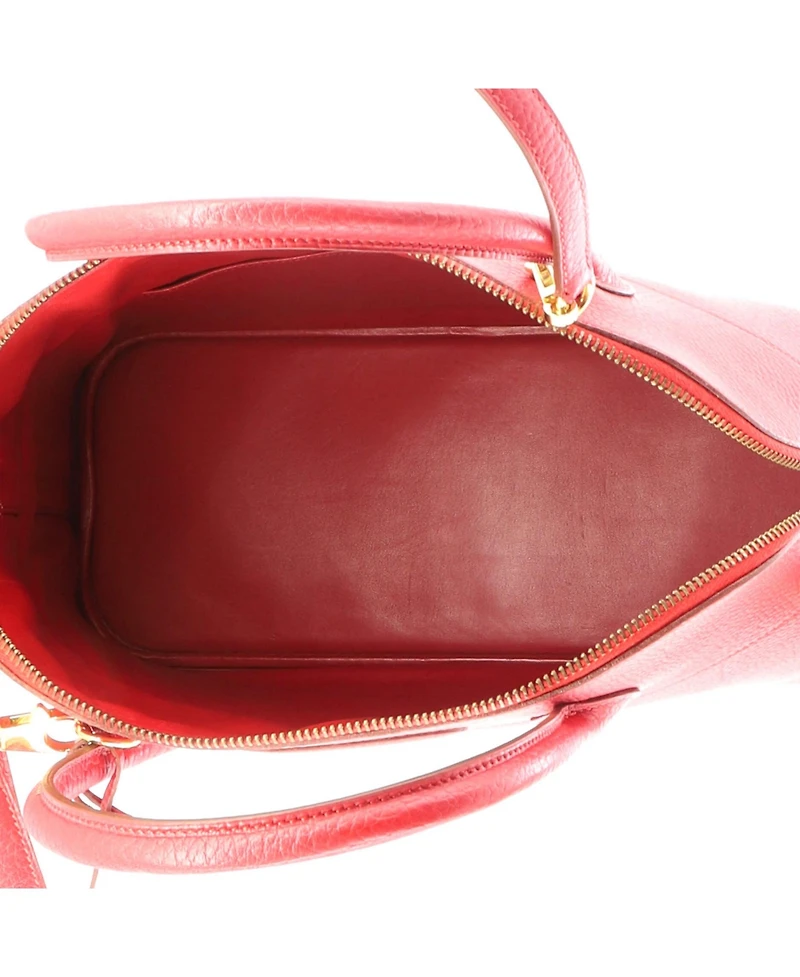Pre-Owned Hermes 35 Bolide Bag Fjord