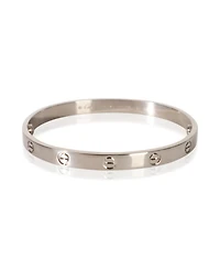 Pre-Owned Cartier White Gold Love Bracelet