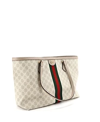 Pre-Owned Gucci Medium Ophidia Shopping Tote Gg Coated Canvas