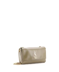 Pre-Owned Saint Laurent Small Classic Monogram Reversible Shoulder Bag Suede