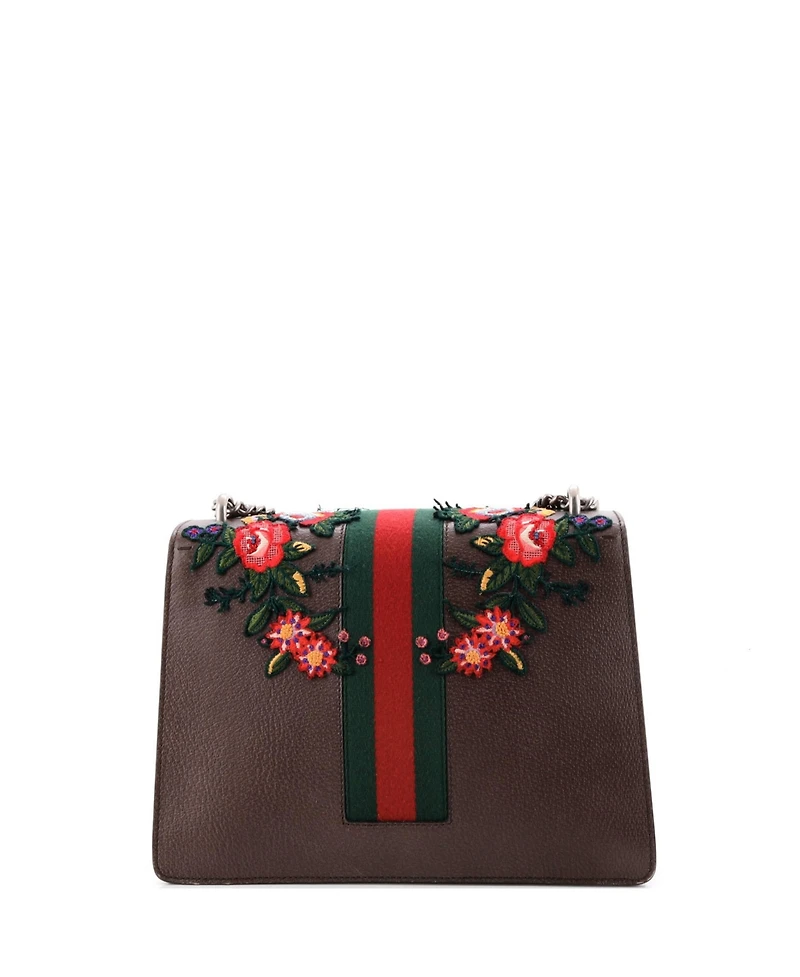 Pre-Owned Gucci Medium Web Dionysus Bag Embellished Leather