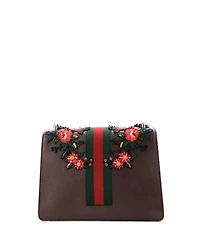 Pre-Owned Gucci Medium Web Dionysus Bag Embellished Leather
