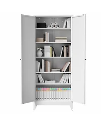 Boyel Living Metal Storage Shelf Heavy Duty 180lb Capacity Organizer Rack Easy Assembly