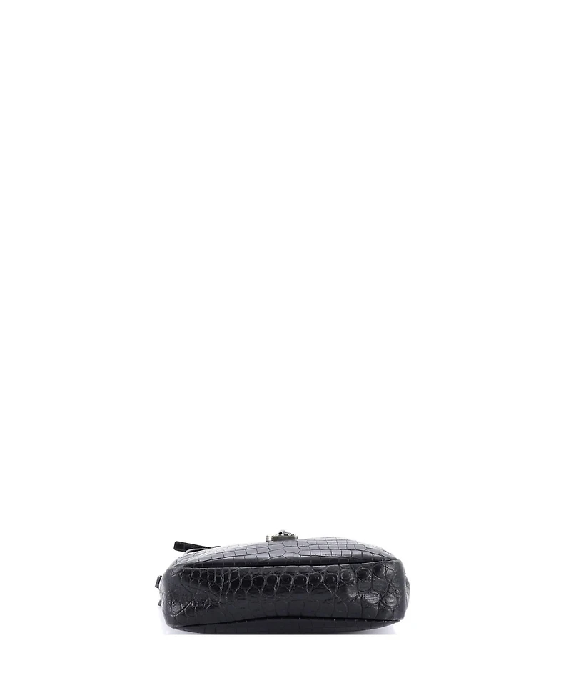Pre-Owned Saint Laurent Small Lou Camera Bag Embossed Leather