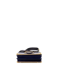 Pre-Owned Prada Small Cahier Crossbody Bag Leather and Saffiano Leather