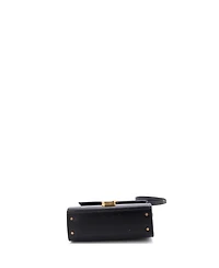 Pre-Owned Saint Laurent Mini Cassandra Top Handle Bag Leather
