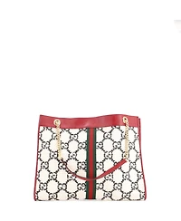 Pre-Owned Gucci Large Rajah Chain Tote Gg Tweed
