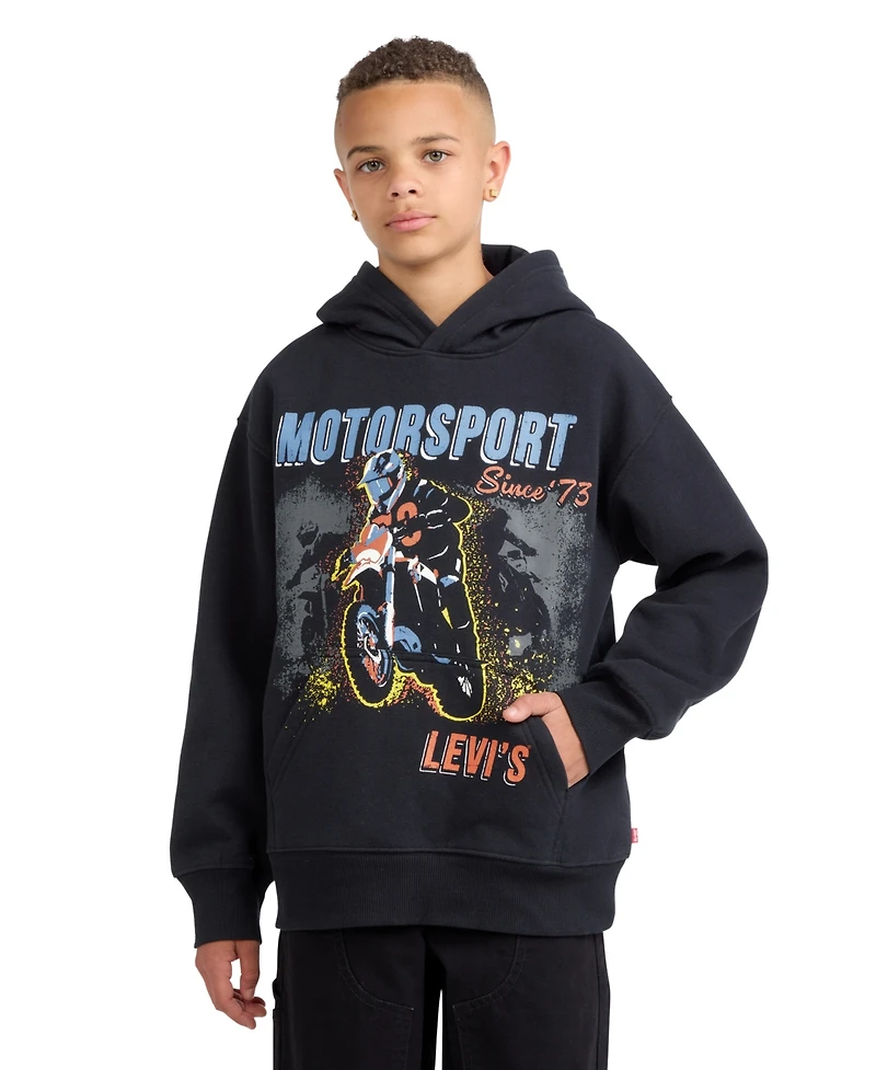Levi's Boys' 8-20 Dirt Bike Graphic Hoodie