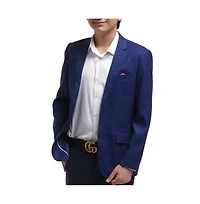 Elie Balleh Toddler Blue Slim Fit Digital Rain Jacket