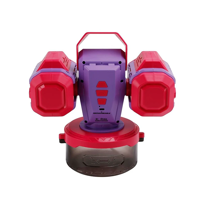 Bruce & Shark Rechargeable Bubble Machine with Remote, 30,000 Bubbles Per Minute, Ages 3+