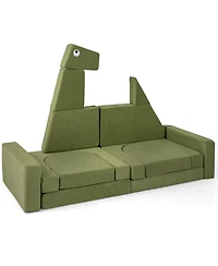 Slickblue -Piece Modular Kids Play Sofa for Creative Building and Indoor Play