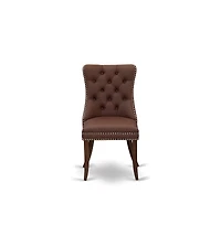 East West Furniture 3 Piece Dining Room Furniture Set