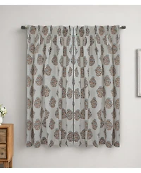 Fabdivine Mohini Handmade Linen Pleated Curtains
