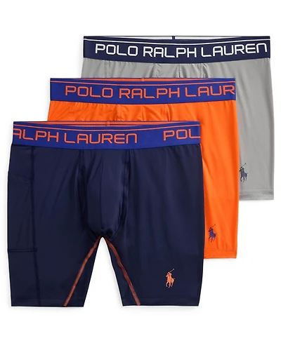 Polo Ralph Lauren Men's Performance Sport Boxer Briefs, 3-Pack