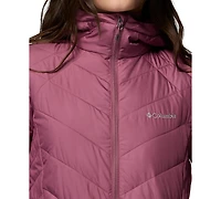 Columbia Women's Heavenly Long Hooded Insulated Water-Resistant Jacket