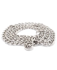 Michael Kors Women's Mk Logo Metal Chain Belt