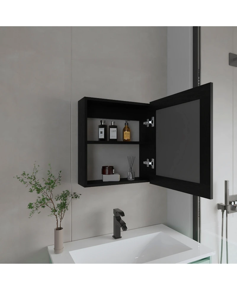 Fm Furniture Payson medicine cabinet in melamine with mirror included